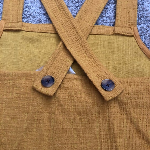 NWT Madewell Tank Top with Criss Cross Straps - Picture 3 of 4